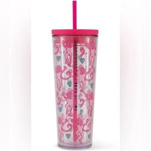 Pink Roller Rabbit Starbucks Tumbler with Straw- Limited Release